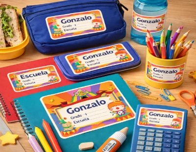 Etiquetas Escolares