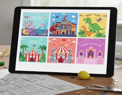 Esboços para Decorações de Festa