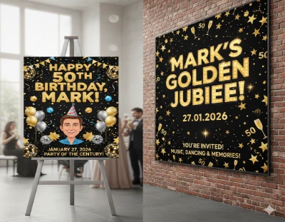 पोर्टर्स और थीम पर आधारित विशाल प्रिंट