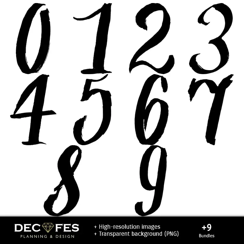 Números Temáticos | Álbum de Recortes de Demon Slayer - Desenhos Imprimíveis para Artesanato