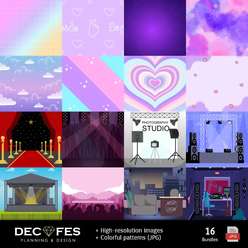 Fondos | Álbum de Recortes do BTS - Desenhos Imprimíveis para Artesanato