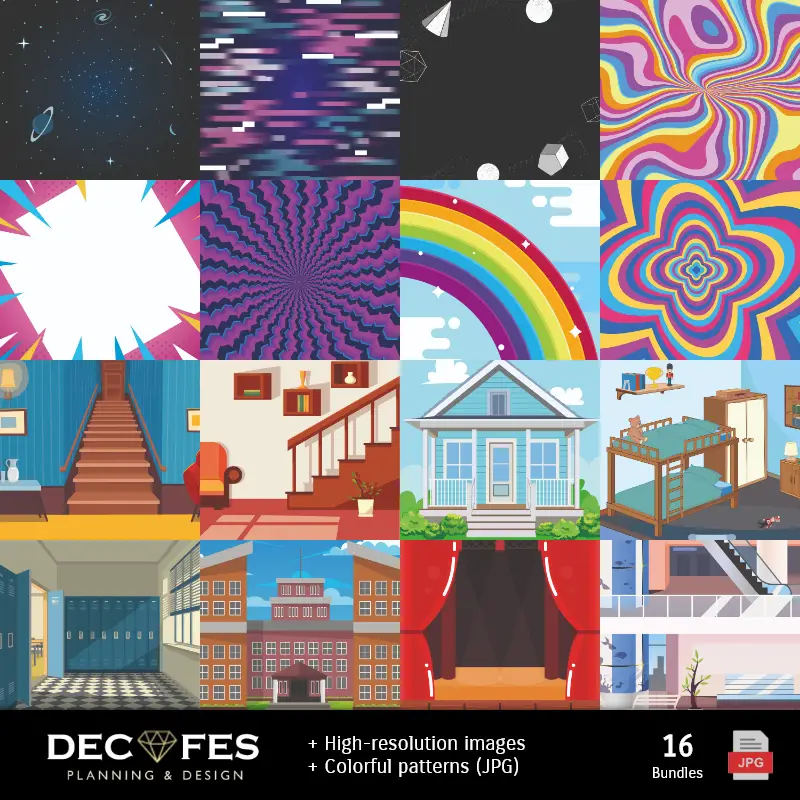 Fondos | Álbum de Recortes O Incrível Mundo de Gumball - Desenhos Imprimíveis para Artesanato