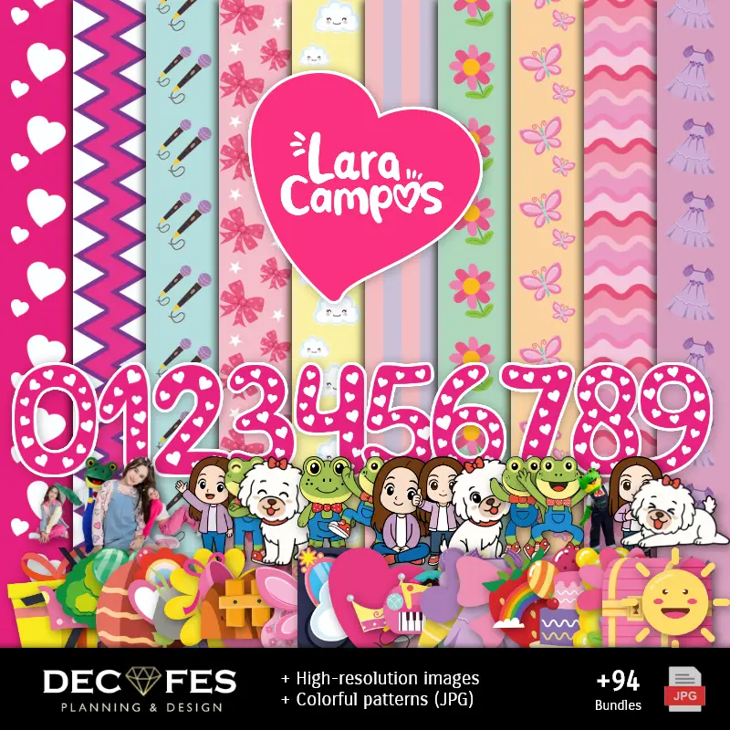 Álbum de recortes por Rene e Lara Campos - Desenhos imprimíveis para artesanato