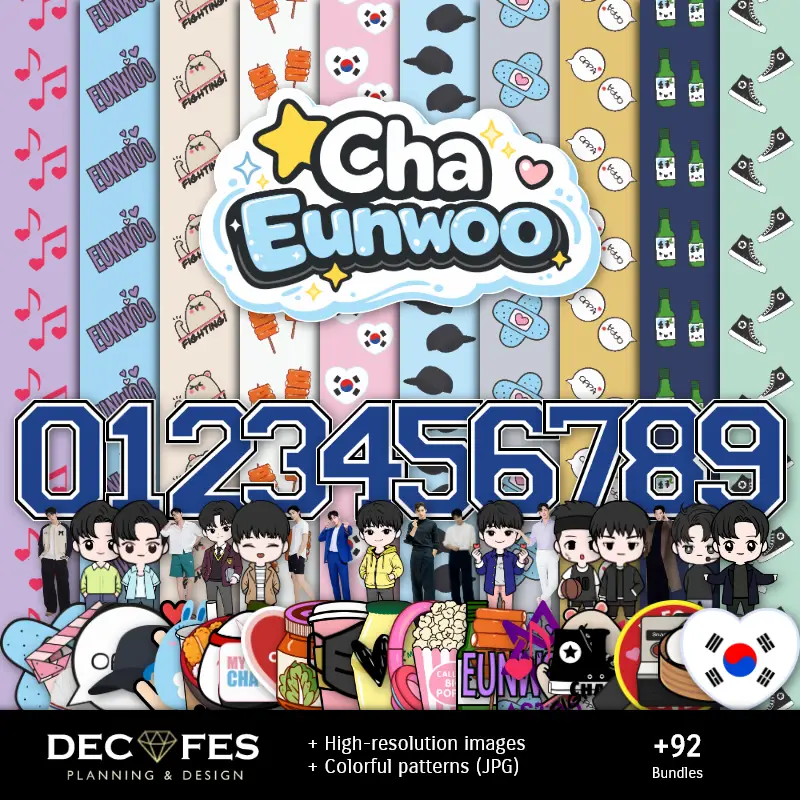 Album de scrapbooking par Cha Eunwoo - Modèles à imprimer pour les loisirs créatifs