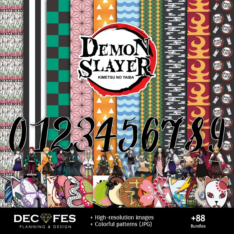 Album di ritagli Demon Slayer - Disegni stampabili per lavoretti