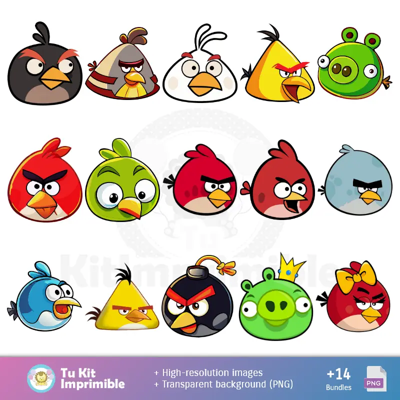 Personajes | Angry Birds - Papiers numériques