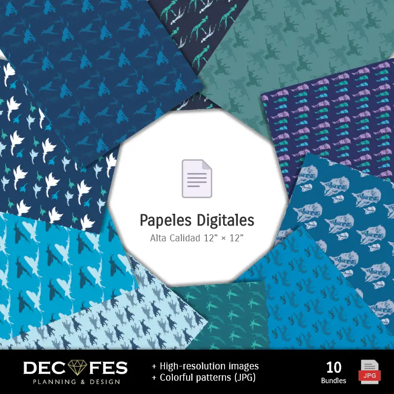 Personajes | Avatar Digital Paper - Stampabile per Scrapbook e fai da te