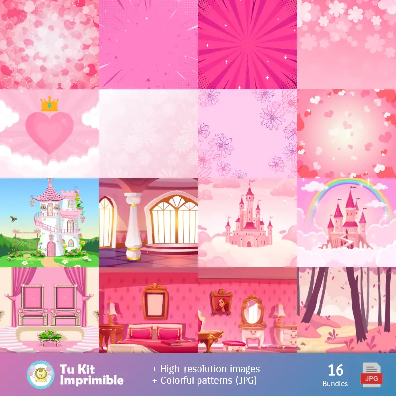 Fondos | Padrões e Texturas Barbie - Kits de Scrapbook e Festas