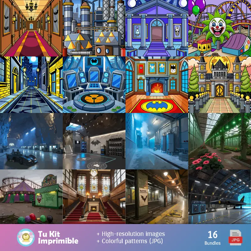 Carta da parati Batman - Carta da Decoro Digitale