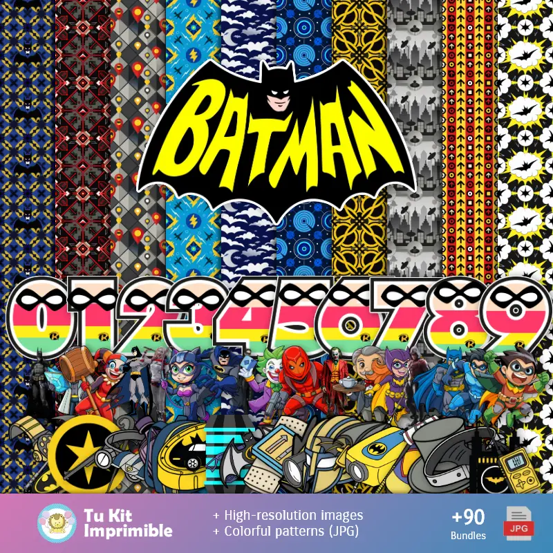 Carta da parati Batman - Carta da Decoro Digitale