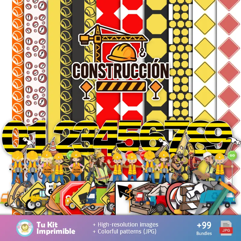 Modelli di costruzione e texture - Scrapbook e kit di partito