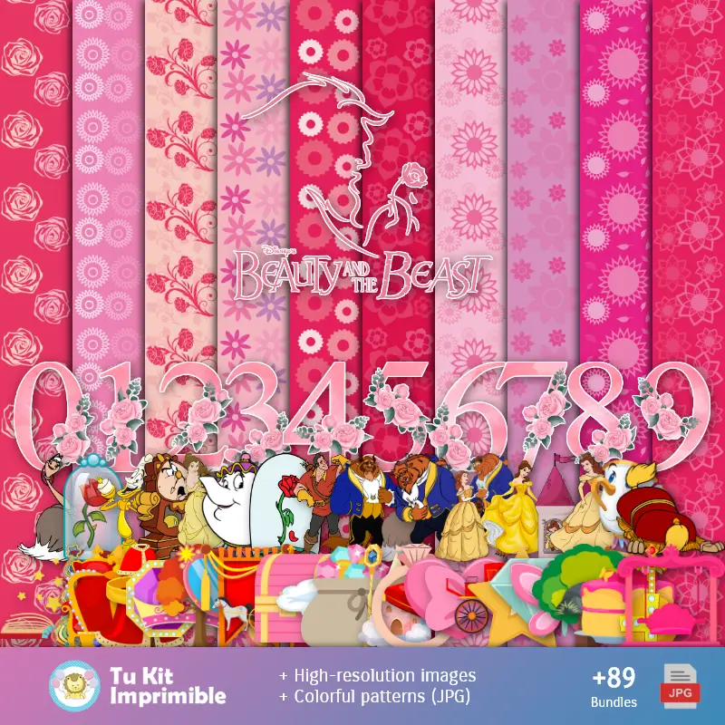 Accesorios | Bella et la Bête - Scrapbook et kits de fête