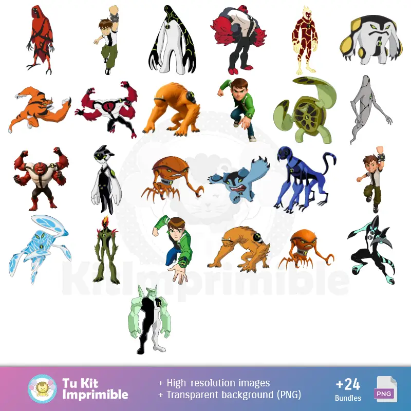 Accesorios | Ben 10 Hintergrundbilder - Digitale Dekorpapiere