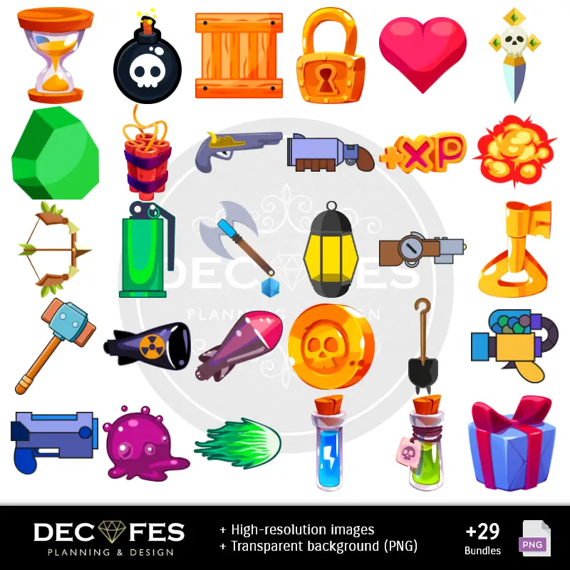 Accesorios | Digital Brawl Stars Papier - Druckbar für Scrapbook und DIY