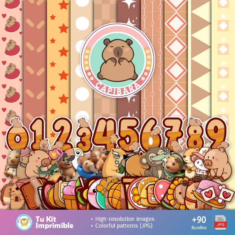 Fondos | Modelli e texture Capitara - Kit Scrapbook e Party