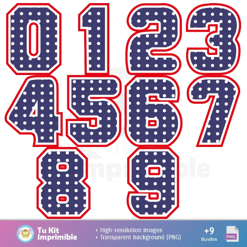 Números Temáticos | Capitan America fondi - Digital Decor Papers