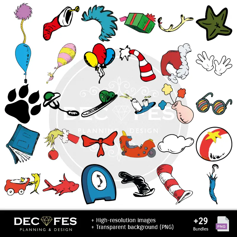 Accesorios | Papel Digital O Gato Ensombrerado - Imprimíveis para Scrapbook e DIY