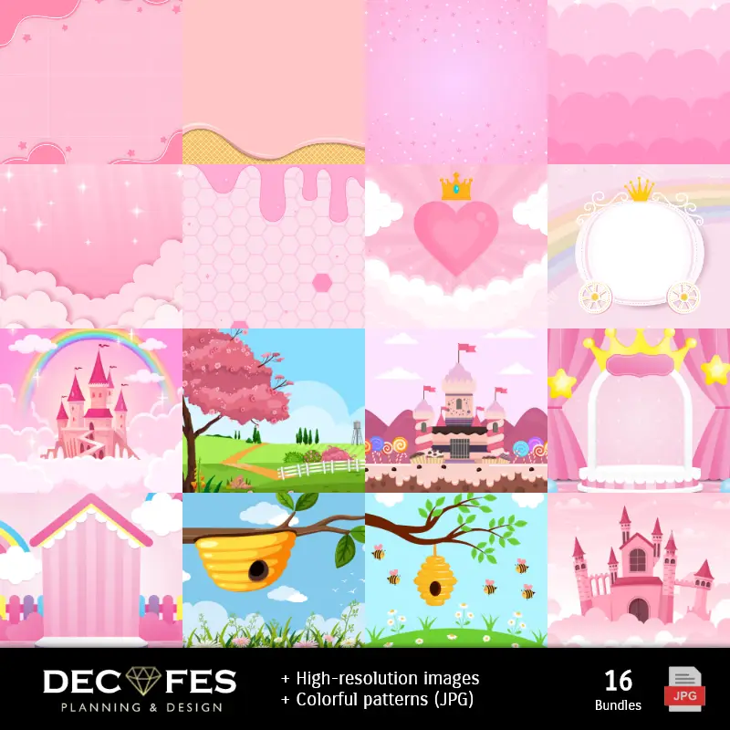 Fondos | Papel Digital Osita Rosa - Imprimíveis para Scrapbook e DIY