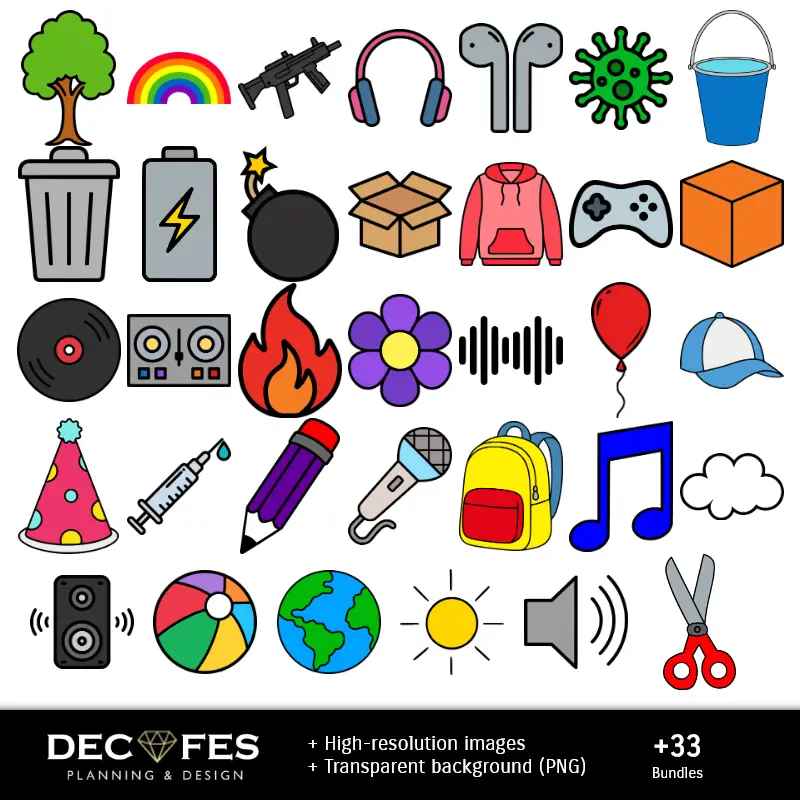 Accesorios | Carta digitale Sprunki - Stampabili per scrapbooking e fai da te