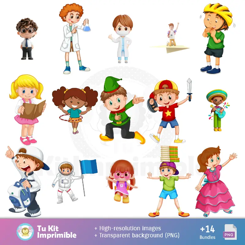 Hintergrundbilder für Kindertage - Digitale Dekorpapiere