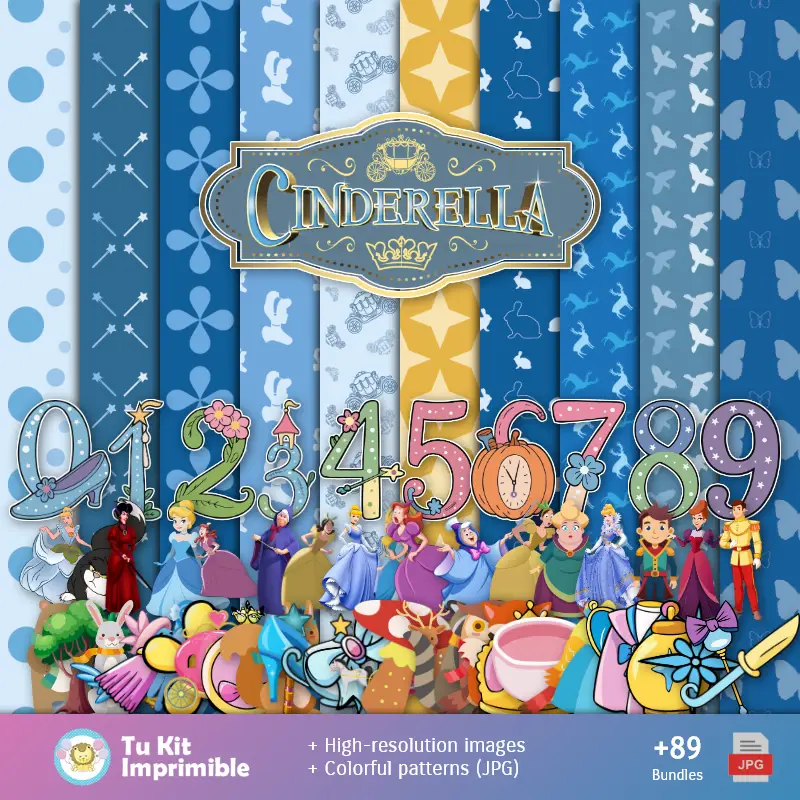 Sfondi Cenerentola - Decorazione digitale