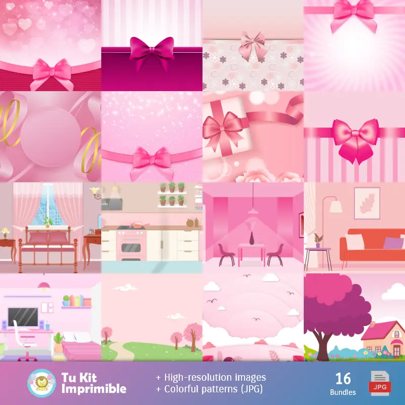 Accesorios | Coquette Wallpapers - Digital Decor Papers