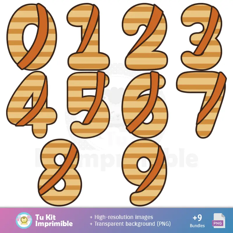 Números Temáticos | La chiave degli 8 - Scrapbook e Kit di partito