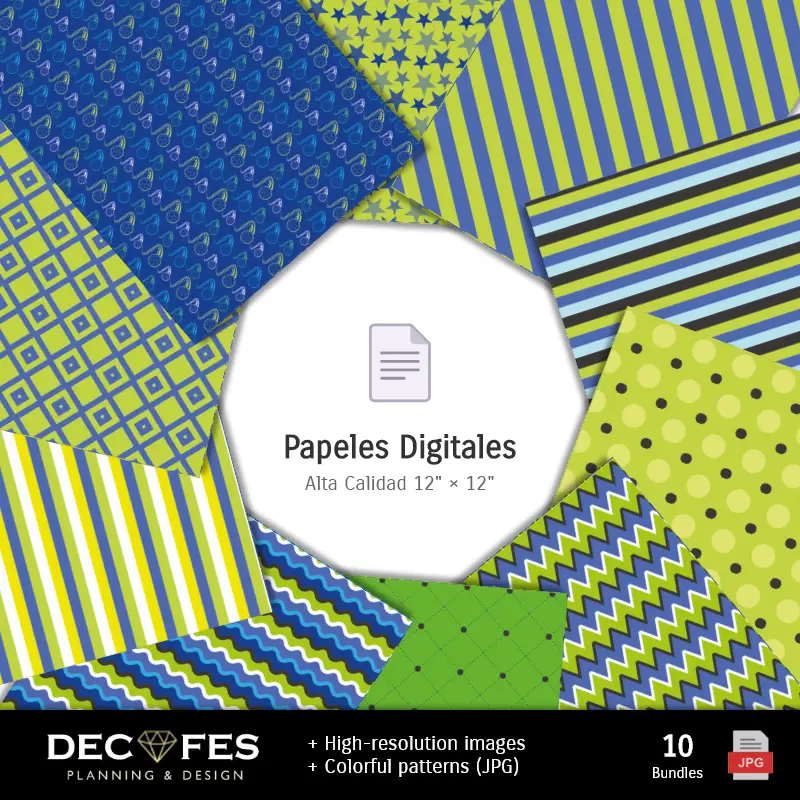 Números Temáticos | Digital Blue Lock Paper - Stampabili per Scrapbook e fai da te