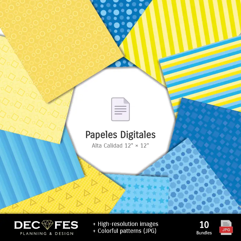 Collages | Digital Minions Paper - Stampabile per Scrapbook e fai da te