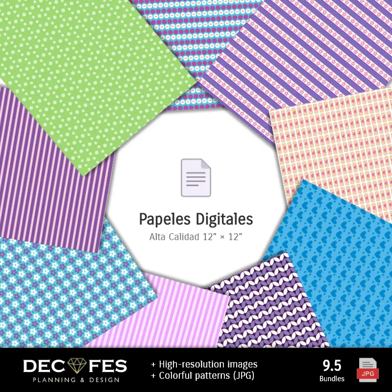 Fondos | Digital Paper Doctor Spielzeug - Druckbar für Scrapbook und DIY