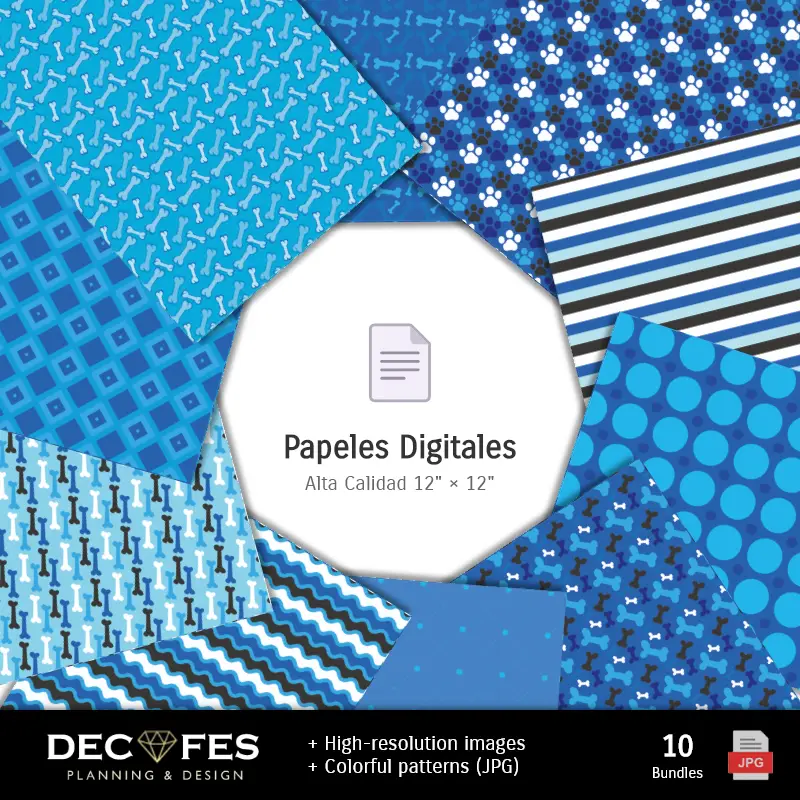 デジタルペーパーPawのパトロールのカイン-スクラップブックおよびDIYのために印刷可能