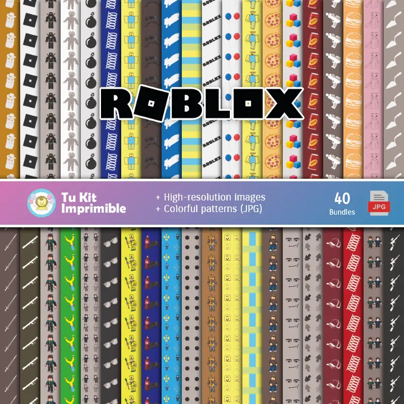 Set carta digitale Roblox - Festival e Scrapbooking