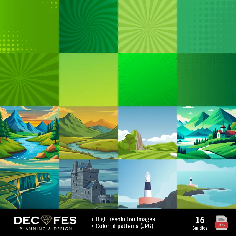 Fondos | Digital Paper St. Patrick's Day - Stampabile per Scrapbook e fai da te