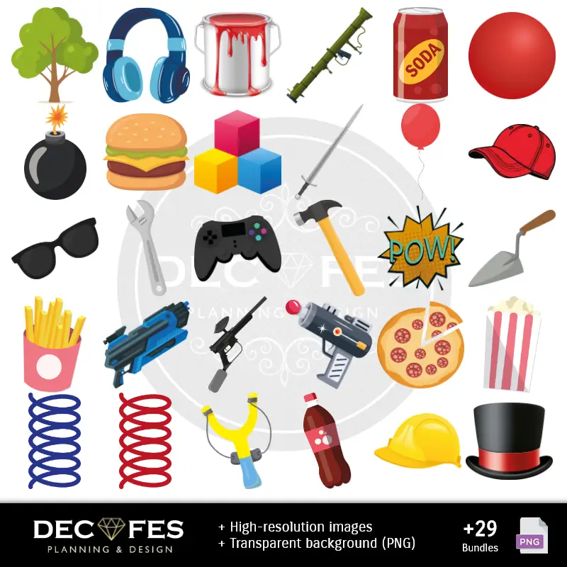 Accesorios | Papel Digital Roblox - Imprimíveis para Scrapbook e DIY