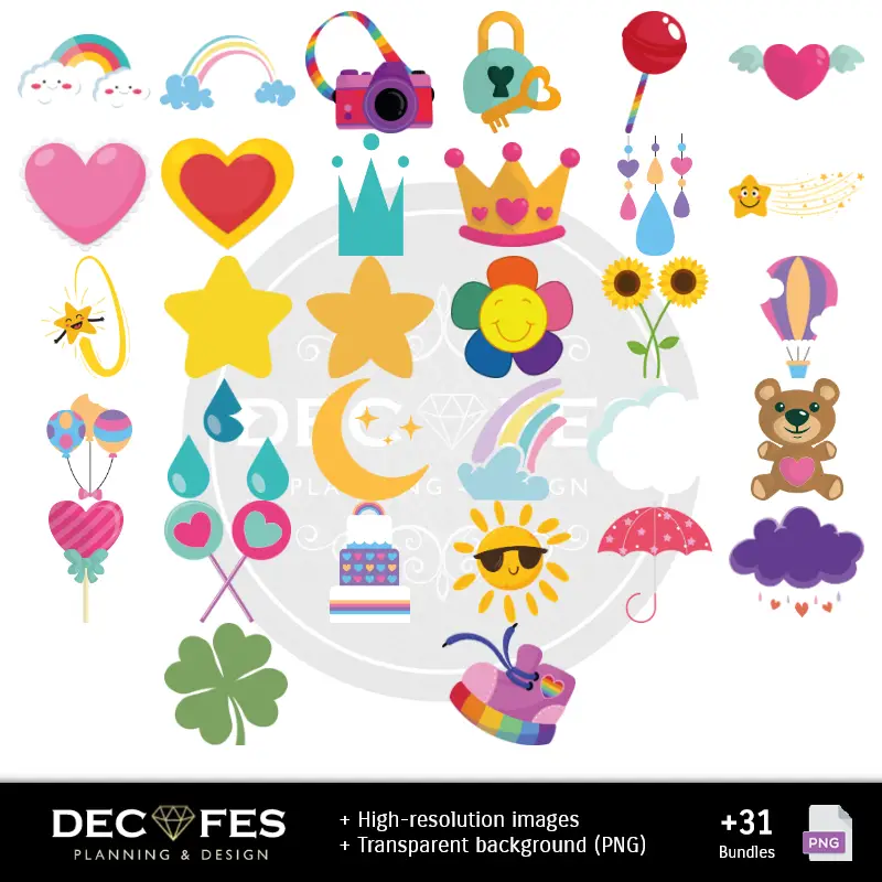 Accesorios | Carta digitale I Carinosites - Stampabile per Scrapbook e fai da te