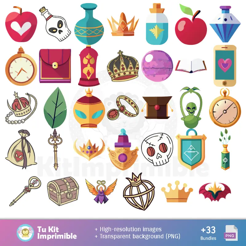 Accesorios | Fundos Descendentes - Papel Digital para Decoração