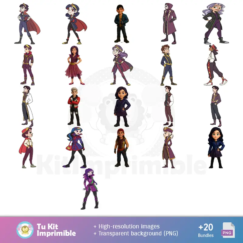 Accesorios | Fundos Descendentes - Papel Digital para Decoração