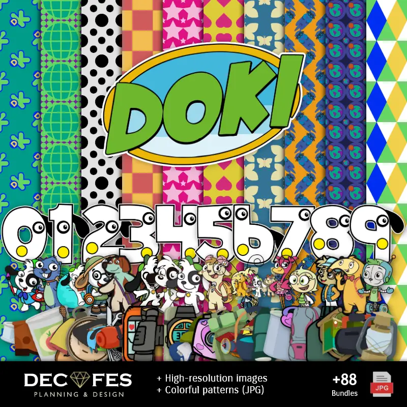 Fondos | Papel Digital Doki - Imprimíveis para Scrapbook e DIY