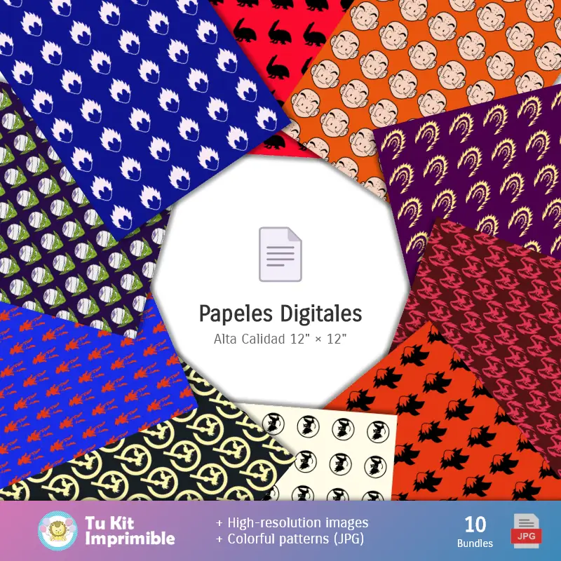 Palla del drago Modelli e texture Z - Kit Scrapbook e Party