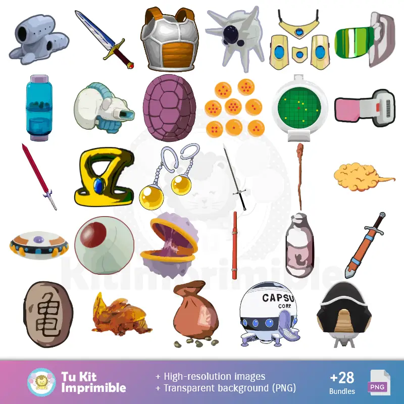 Accesorios | Dragon Ball Z Wallpapers - Digital Decor Papers