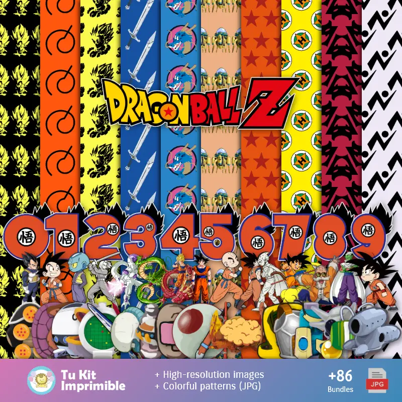 Обои Dragon Ball Z Digital Decor Papers