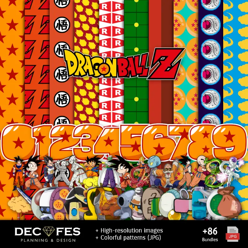 Dragon de livre Ball Z - Conceptions imprimables pour les manuels