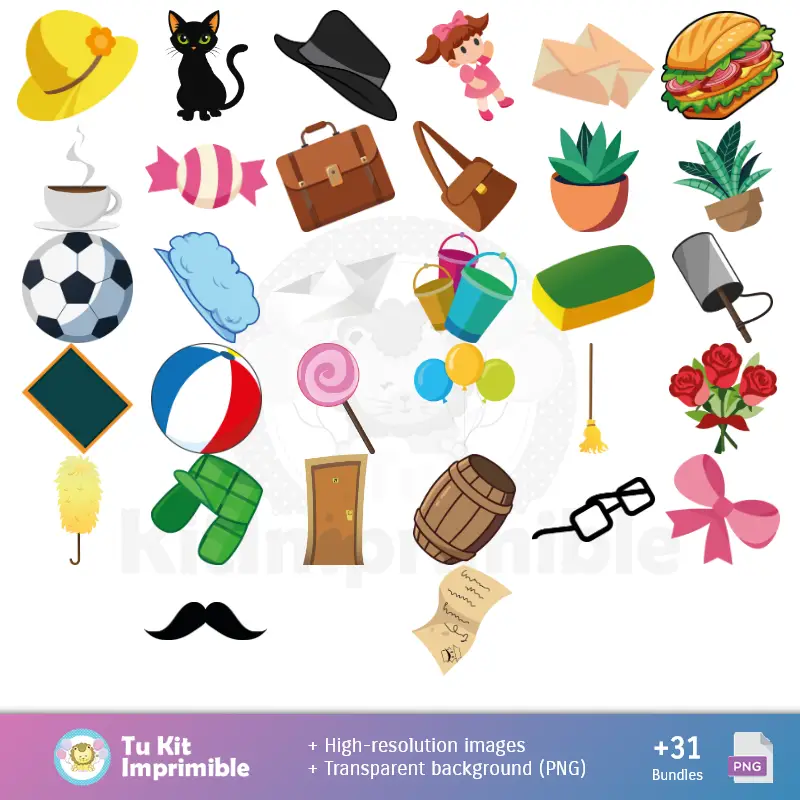 Accesorios | Fundos O Chavo de 8 - Papels Digitales para Decoração