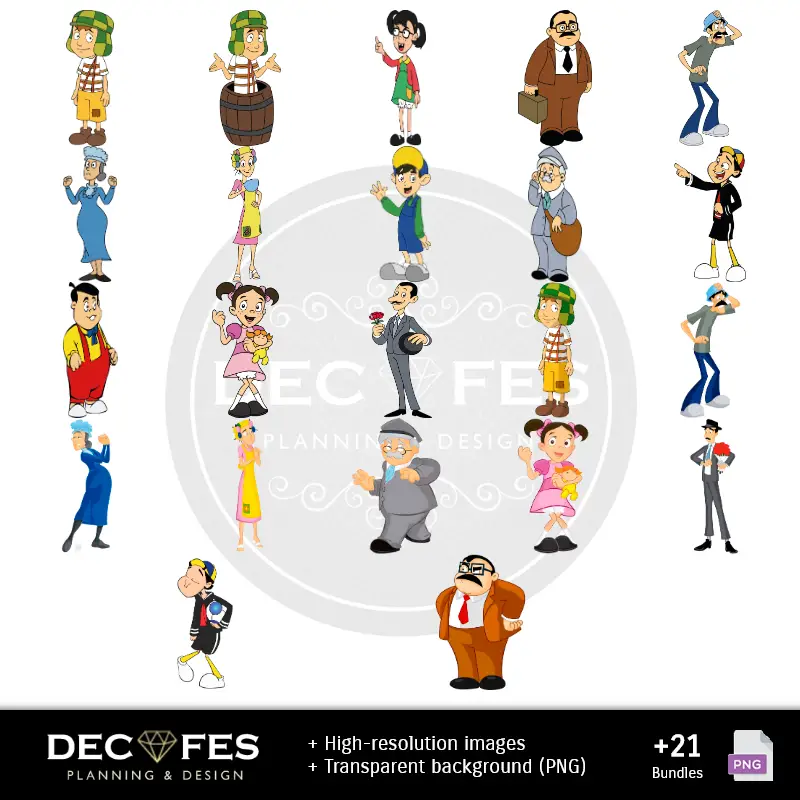 Personajes | Papel Digital O Chavo de 8 - Imprimíveis para Scrapbook e DIY