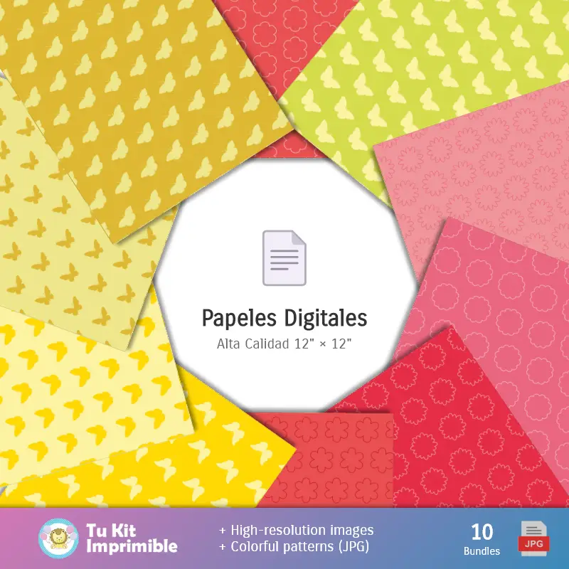 Collages | Fondi Elena de Avalor - Carte di Decorazione Digitale