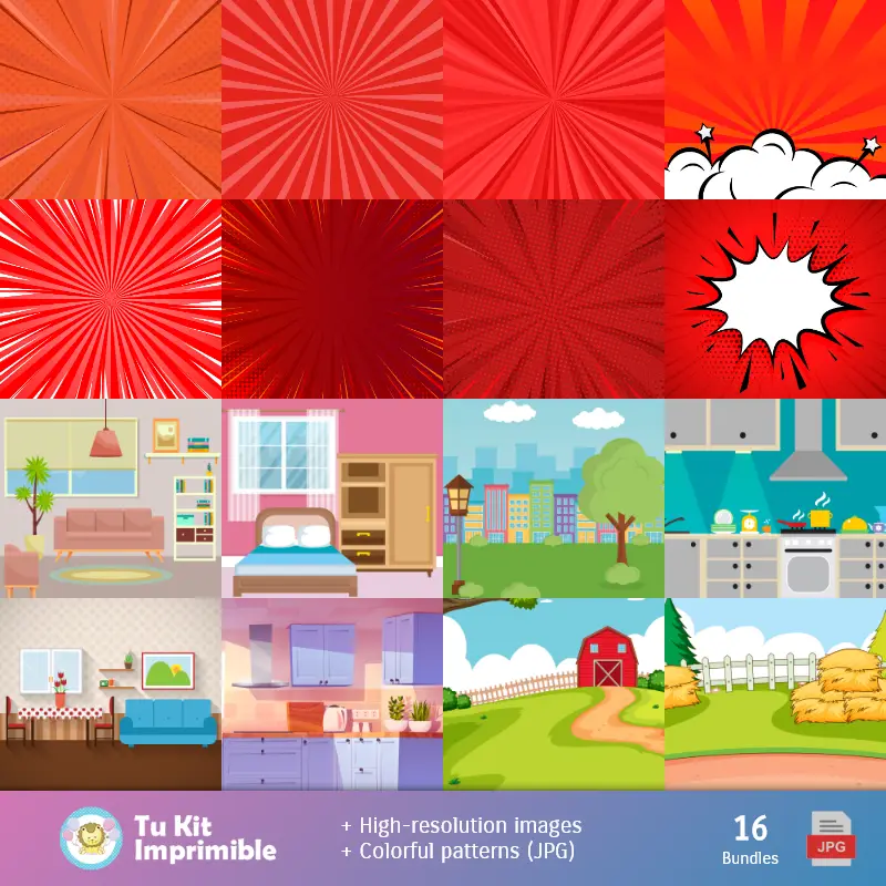 Fondos | Modelli e texture di Elmo - Scrapbook e Kit di partito