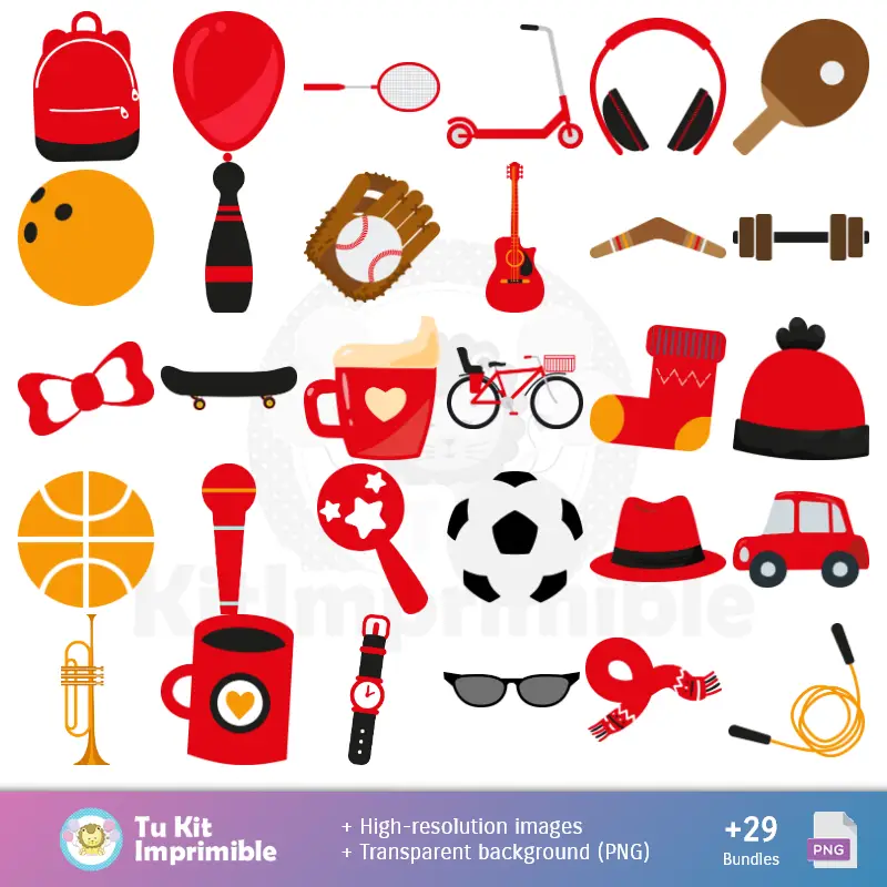 Números Temáticos | Elmo patterns and Textures - Scrapbook and Party Kits