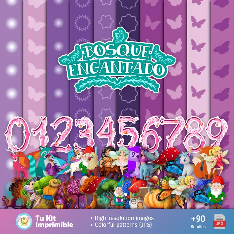 Accesorios | Enchanted Forest Wallpapers - डिजिटल सजावट कागज