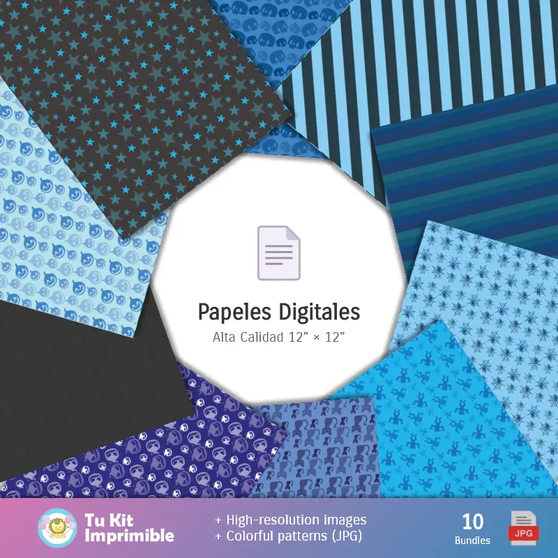 Collages | Ever After High pattern e texture - Scrapbook e kit partito