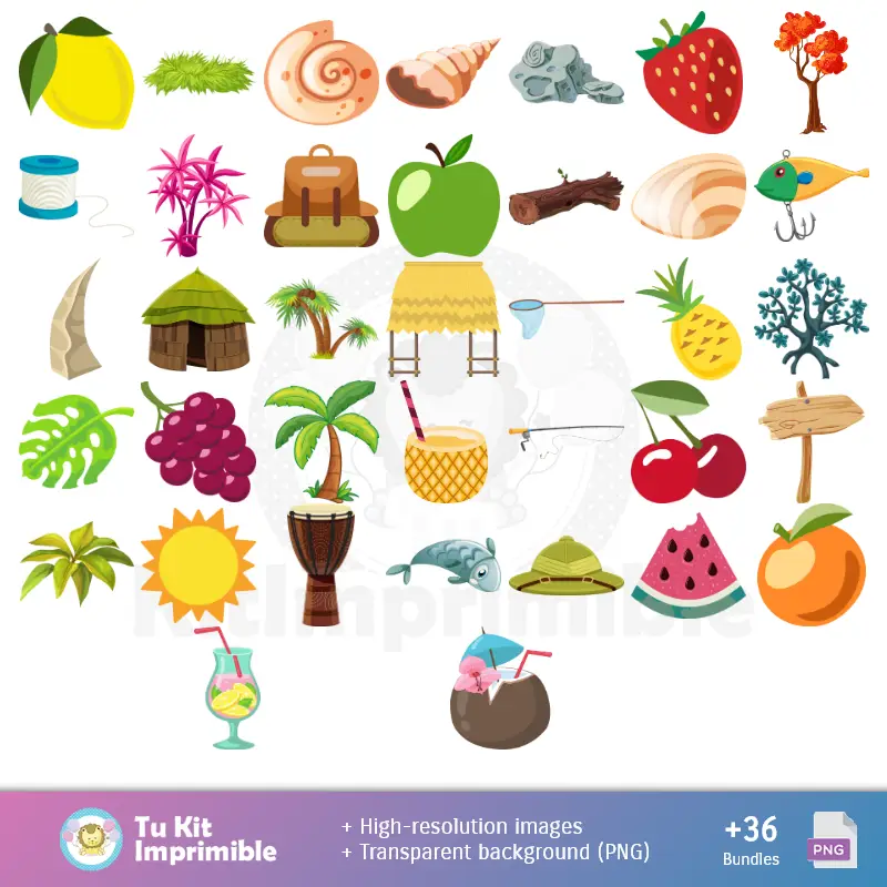 Accesorios | Modelli di Flamenco e Textures - Scrapbook e Kit di partito